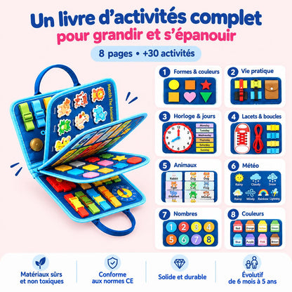 Le livre d'activités Montessori - VELORIA